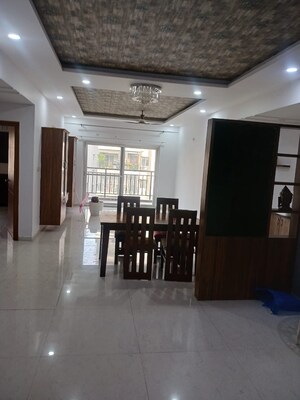 Living Room in 3 BHK Apartment at Crown Whistling Woods, Kokapet – for Rent