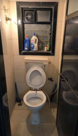 Attached Bathroom in 1 BHK Apartment at Vibha CHS Malad West, Malad West – for Rent