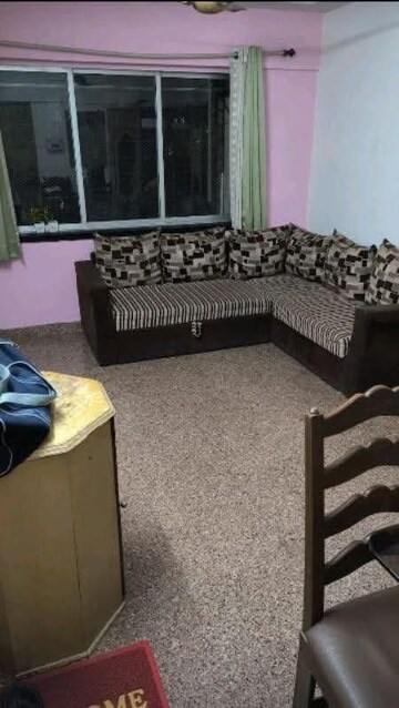 Living Room in 1 BHK Apartment at Vibha CHS Malad West, Malad West – for Rent