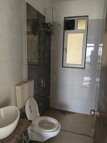 Bathroom in 2 BHK Apartment at Newa Bhakti Park, T.T.C. Industrial Area – for Rent