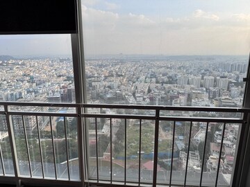 Balcony in 3 BHK Apartment at Lanco Infrastructure Lanco Hills Apartments, Manikonda – for Rent