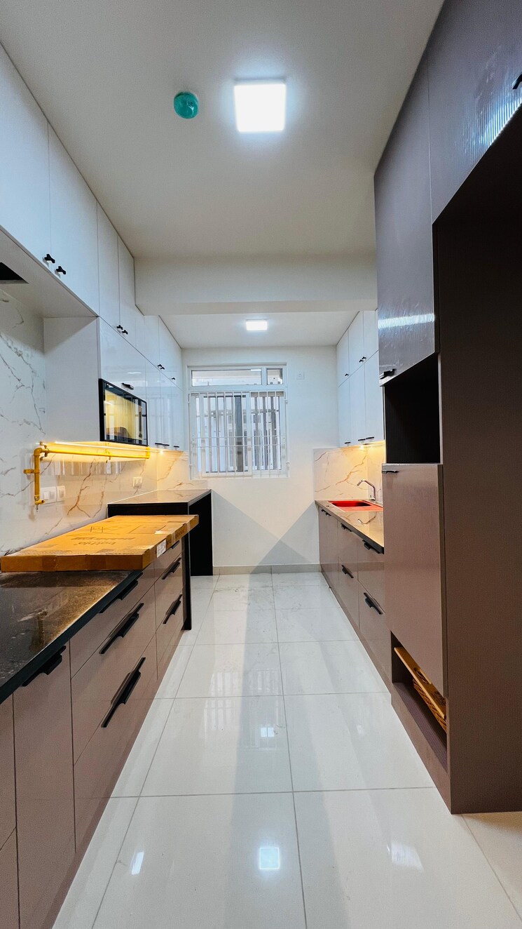 Kitchen, brigade-cornerstone-utopia-tranquil-block 3 Bedroom 1679 Sq.Ft. Apartment In Varthur Bangalore 9603578