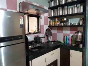 Kitchen in 1 RK Apartment at Shivanand Apartment Rambaug Colony, Kothrud – for Rent