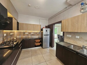Kitchen in 3.5 BHK Apartment at Prestige Lakeside Habitat, Varthur – for Rent