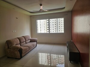 Living Room in 3.5 BHK Apartment at Prestige Lakeside Habitat, Varthur – for Rent