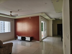 Living Room in 3.5 BHK Apartment at Prestige Lakeside Habitat, Varthur – for Rent