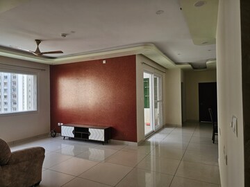 Living Room in 3.5 BHK Apartment at Prestige Lakeside Habitat, Varthur – for Rent