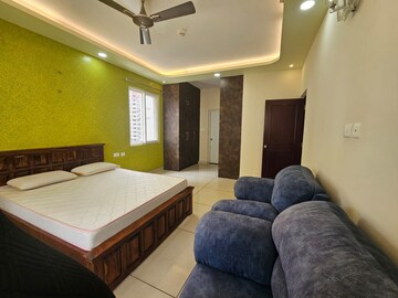 Bedroom in 3.5 BHK Apartment at Prestige Lakeside Habitat, Varthur – for Rent