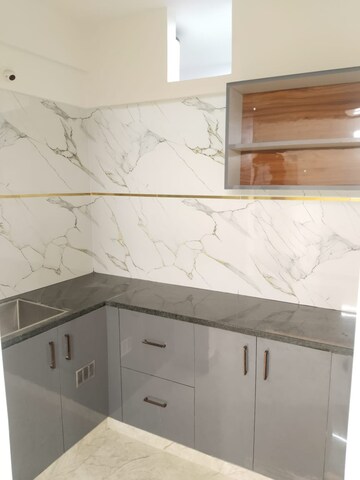 Kitchen in 1 BHK Builder Floor at Btm Layout – for Rent