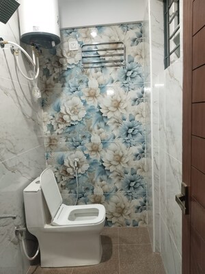 Bathroom in 1 BHK Builder Floor at Btm Layout – for Rent
