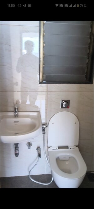 Bathroom in 1 BHK Apartment at Dimple 19 North, Kandivali West – for Rent