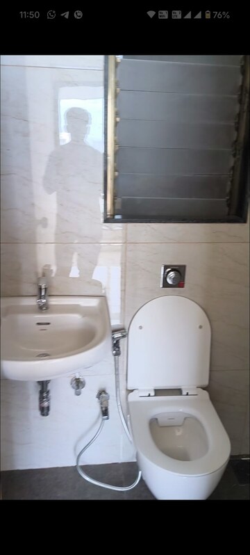 Bathroom in 1 BHK Apartment at Dimple 19 North, Kandivali West – for Rent