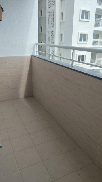 Balcony in 3 BHK Apartment at Prestige Beverly Hills, Kokapet – for Sale