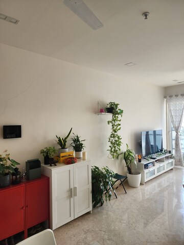 Living Room in 2 BHK Apartment at Ajmera I Land Aeon, Bhakti Park – for Sale