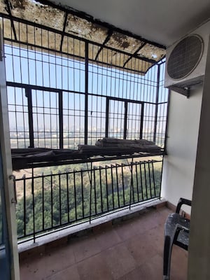 Balcony in 2 BHK Apartment at Antriksh Golf View, Sector 78 – for Rent