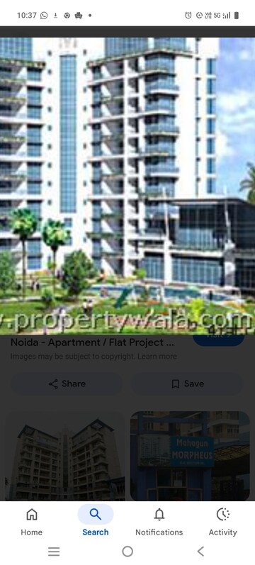 3 BHK Apartment – Exterior View View at Mahagun Morpheus, Sector 50 - for Sale