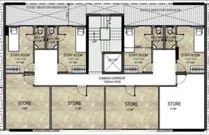 Floor Plan in 4 BHK Builder Floor at DLF Garden City Independent Floors, Sector 92 – for Sale