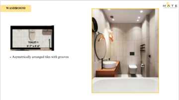 Bathroom in 3 BHK Builder Floor at Sector 39 – for Sale