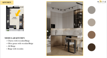 Kitchen in 3 BHK Builder Floor at Sector 39 – for Sale