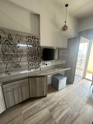 Kitchen in 1 BHK Apartment at Paramount Golfforeste, Zeta I Greater Noida – for Rent