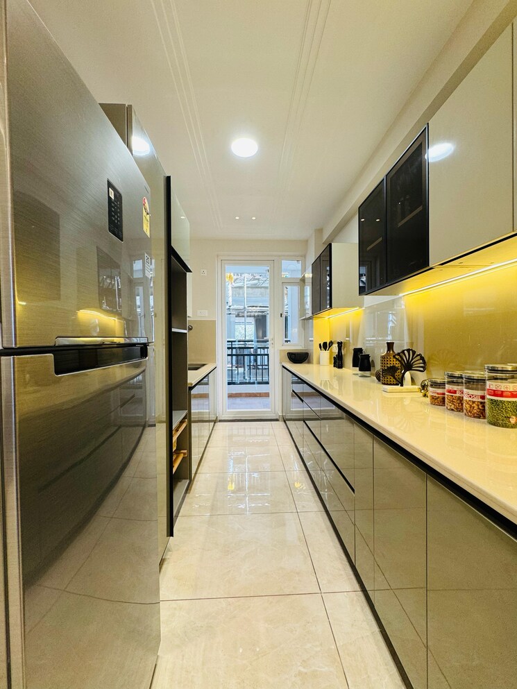 Kitchen, nagla road 3 Bedroom 1750 Sq.Ft. Apartment In Nagla Road Zirakpur 9604064