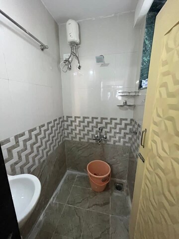Bathroom in 1 BHK Apartment at Swarajya Hind CHS, Malad West – for Rent