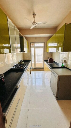 Kitchen in 3 BHK Apartment at Rustomjee Urbania Azziano, Thane West – for Rent