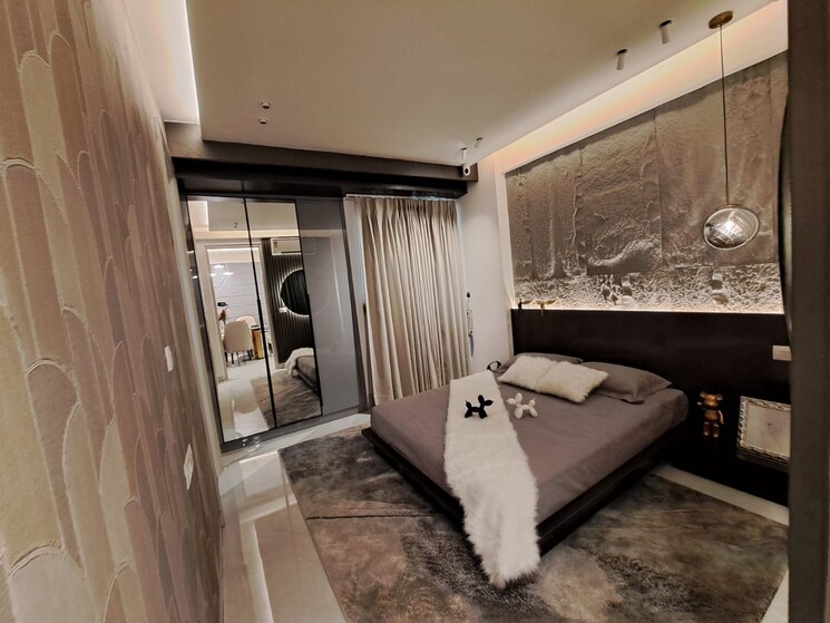 Master Bedroom, roseate-homes 3 Bedroom 1900 Sq.Ft. Apartment In Ghazipur Zirakpur 9604165