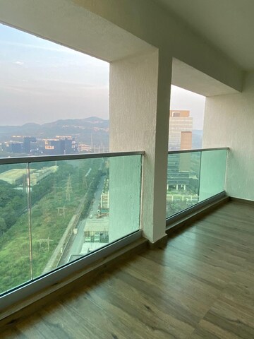 Balcony in 3.5 BHK Apartment at Aurum Q Islands, Ghansoli – for Sale