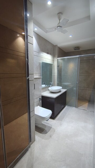 Bathroom in 2 BHK Builder Floor at Malviya Nagar – for Rent