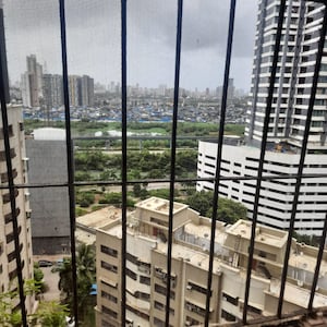 Balcony in 2 BHK Apartment at Mount Everest Apartment, Bhakti Park – for Sale