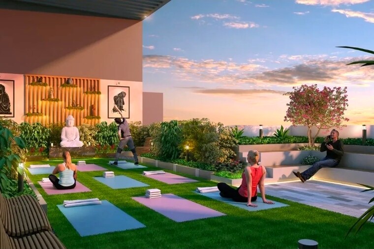 Garden, oree-cloud-51 2 Bedroom 824 Sq.Ft. Apartment In Bavdhan Pune 9604316