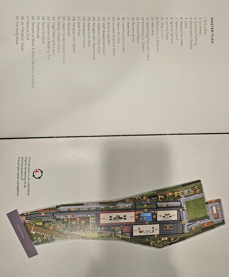 Master Plan, puravankara-purva-atmosphere 2 Bedroom 1299 Sq.Ft. Apartment In Thanisandra Main Road Bangalore 9604307