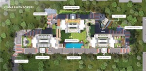 2 BHK Apartment – Exterior View View at Kumar Parth Towers, Baner - for Sale