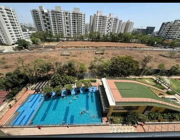 Swimming Pool, ganga-platino 2 Bedroom 900 Sq.Ft. Apartment In Kharadi Pune 9604465