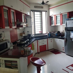 Kitchen in 2 BHK Apartment at Oberoi Realty Park View, Samata Nagar – for Rent