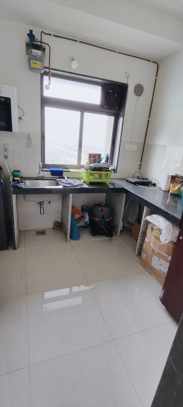 Kitchen in 1 BHK Apartment at Runwal Eirene, Balkum Pada – for Sale