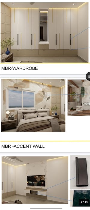 Floor Plan in 3 BHK Apartment at Prestige Beverly Hills, Kokapet – for Rent