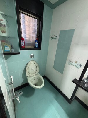 Bathroom in 3 BHK Apartment at Ansal Whispering Meadows, Mulund West – for Rent