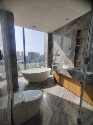 Attached Bathroom in 4 BHK Apartment at Provenance Four Seasons Private Residences, Worli – for Rent