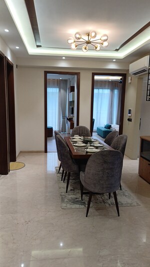 Living Room in 4 BHK Penthouse at Oro Constella, Sushant Golf City – for Sale