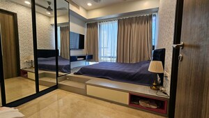 Living Room in 4 BHK Apartment at Lodha The Park, Worli – for Rent