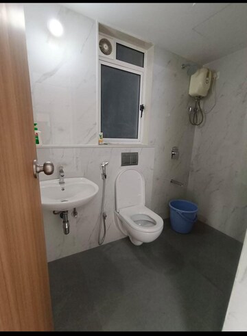 Bathroom in 3 BHK Apartment at Neelkanth Greens, Manpada – for Rent