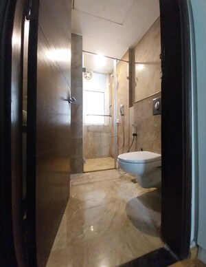 Bathroom in 3 BHK Apartment at Mahagun Mezzaria, Sector 78 – for Rent
