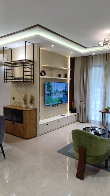 Living Room in 5 BHK Penthouse at Oro Constella, Sushant Golf City – for Sale