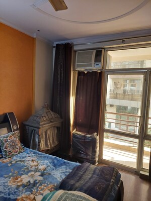 Living Room in 3 BHK Apartment at Mapsko Krishna Apra Sapphire, Vaibhav Khand – for Rent