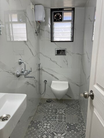 Bathroom in 1 BHK Apartment at Shefali Apartment Santacruz, Santacruz West – for Rent