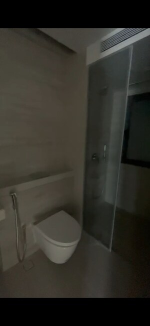 Bathroom in 3 BHK Apartment at Rustomjee Paramount, Khar West – for Rent