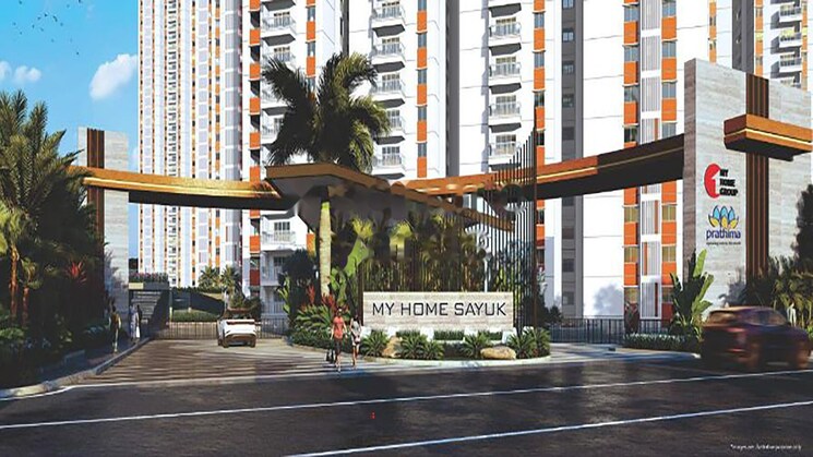 Exterior View, my-home-sayuk 2 Bedroom 954 Sq.Ft. Apartment In Tellapur Hyderabad 9605233