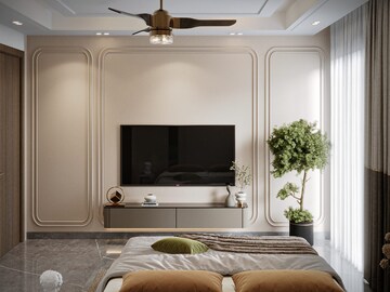 Bedroom in 3 BHK Builder Floor at Parklands, Sector 85 – for Sale